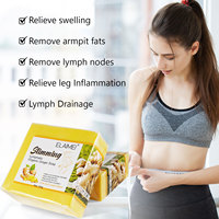 ELAIMEI afslankende lymfedrainage biologische gemberzeep 100g lichaamsdetox gezicht & bad groothandel VS magazijn distributeur populaire verkoop