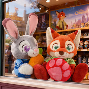 Nouvelle série de poupées en peluche 2026 Zoo2 Lapin Nick et <span class=keywords><strong>Renard</strong></span> Judy 55cm – Cadeau - Product Image 4