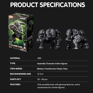 BLOKEES Transformers Optimus Primal Bestia Clásica Figura de Acción Coleccionable Modelo Terminado - Product Image 4