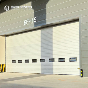 <span class=keywords><strong>Porte</strong></span> <span class=keywords><strong>de</strong></span> <span class=keywords><strong>garage</strong></span> sectionnelle traditionnelle en panneaux sandwich en polymère industriel 40-80 mm, manuelle/électrique, coupe-vent, isolation thermique, finition <span class=keywords><strong>de</strong></span> qualité - Product Image 1