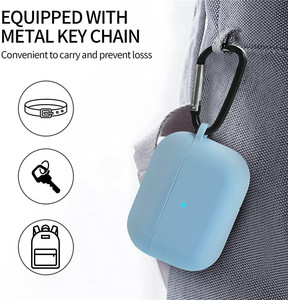 Étui <span class=keywords><strong>Airpods</strong></span> Pro en Silicone 3d, porte-clés, <span class=keywords><strong>coque</strong></span> <span class=keywords><strong>de</strong></span> protection, porte-clés - Product Image 4