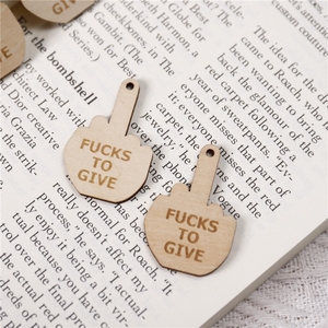 Personalizzazione Gratuita, Grande Decorazione in Legno <span class=keywords><strong>a</strong></span> Forma di Dito Medio, Regalo Scherzoso, Il Dito Medio non Serve <span class=keywords><strong>a</strong></span> Niente - Product Image 5