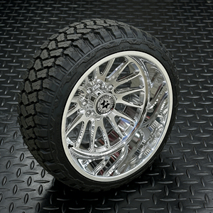 Cerchi Forgiati Viaol per Camion, Deep Dish, Cromati, Misure 8x170 6x5.5 8x180 6x139.7 8x6.5, Compatibili con Ford F250 F350, Misure 24x12 22x14 24x14 26x14 - Product Image 6