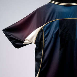 工厂批发复古经典足球 Polo 衫热升华街头时尚足球 T 恤复古风格足球服 - Product Image 3