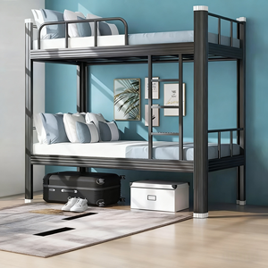Thép giường tầng kim loại thiết kế hiện đại KD cấu trúc giường đôi cho người lớn trẻ em ký túc xá phòng ngủ căn hộ trường học bệnh viện - Product Image 1