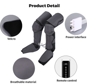 Máquina de Masaje Eléctrico para Piernas y Pies con Compresión de Aire, Calor y Doble Circulación Sanguínea, Fisioterapia y Descompresión - Product Image 2