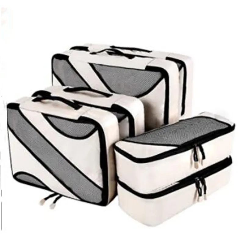 6 Set Verpakking Cubes 3 Verschillende Maten Reisbagage Verpakking Organisatoren Reistas Organisator Voor Kleding Schoenen