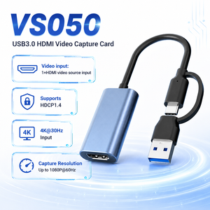 Carte de capture vidéo USB 3.0 HDMI 1080P60Hz 4K, entrée Type-C/A double port, Plug & Play pour diffusion en direct, caméra, Android, PC - Product Image 4