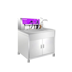 Machine à laver automatique électrique commerciale pour chaussures en cuir, capacité 30-50 kg, en acier inoxydable, équipement de nettoyage pour blanchisserie - Product Image 4