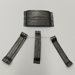 Fibre d'acier collée sertie de 0.55/30mm <span class=keywords><strong>pour</strong></span> revêtement de tunnel en béton dalles supportées au sol - Product Image 4