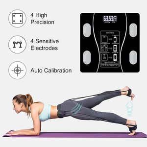 Cân cơ thể kỹ thuật số thông minh chính xác cao đo trọng lượng cơ thể và chất béo cơ thể đồng bộ với ứng dụng - Product Image 6