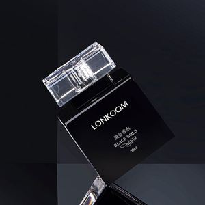 Colonia Langkin para Hombre, 24K Oro Negro, 50ml, en Envase de Vidrio Ecológico, Aroma Fresco y Duradero, Sets de Regalo Modernos al por Mayor - Product Image 1