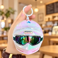 Gantungan Kunci Figur Pengendara Motor Transformers Versi Q - Boneka Robot Helm Mini - Gantungan Kunci Tas - Aksesoris Kunci Mobil - Hadiah