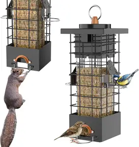 BSCI מפעל מתכת מזין ציפורים חסין סנאי בחוץ תלוי הגנת כבידה מזיני ציפורים בר מוגני סנאי