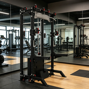 POWERMAN Nouveau Système de Poulies Multifonctionnel pour Entraînement Physique, Crossover, <span class=keywords><strong>Smith</strong></span> Power Rack, Machine <span class=keywords><strong>Smith</strong></span> de Gym - Product Image 6