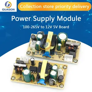 AC-DC 12V 1.5A 5V 2A Switching Power Supply Module Bare Circuit 100-265V to 12V 5V Board TL431 regulator for Replace/Repair