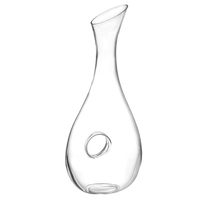 Decantador de vino de cristal sin plomo de lujo al por mayor, juego de vodka de garrafa de 1000ml para whisky y whisky de diseño único