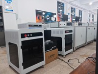 Nouvelle machine de gravure laser YAG 3D sur cristal photoacrylique, prise en charge DXF, CNC haute vitesse de table pour gravure sous-couche