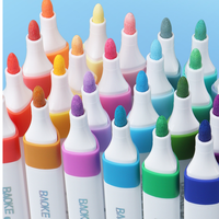 Marcadores de Arte de Papel Borrables al Aire, 24 Colores, 6mm, con Doble Punta de Pincel y Cincel, Personalizados al por Mayor (OEM)