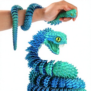 Juguete Sensorial de Plástico con Forma de Serpiente Congelada - Elástico, Suave y Flexible, Juguete Antiestrés para Adultos y Niños - Product Image 1