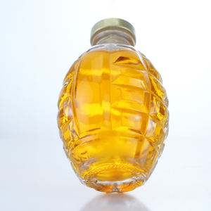 Botella de vidrio de 500ml y 750ml, único, en relieve, para vino, licor, zumo y bebidas - Product Image 4