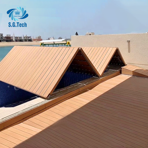 Couronne d'eau <span class=keywords><strong>Meilleure</strong></span> vente Intérieur automatique Plancher pliant Pont coulissant <span class=keywords><strong>Piscine</strong></span> Couverture de sécurité Imperméable <span class=keywords><strong>Piscine</strong></span> au <span class=keywords><strong>sol</strong></span> - Product Image 2