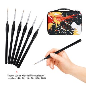 Estuche de almacenamiento de pinturas modelo Testors de 60 botellas personalizado con 6 pinceles de pintura en miniatura bolsas y estuches de propósito especial - Product Image 1