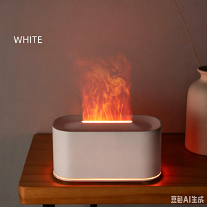 Snow Mountain Aroma <b>Diffuser</b> <b>Essential</b> <b>Oil</b> Humidifier with Realistic Flame Effect USB Ultrasonic Humidifier Home Christmas Gift - Product Image 4