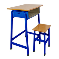 Ensemble de bureau et chaise de classe pour étudiants, fabricants de guangzhou