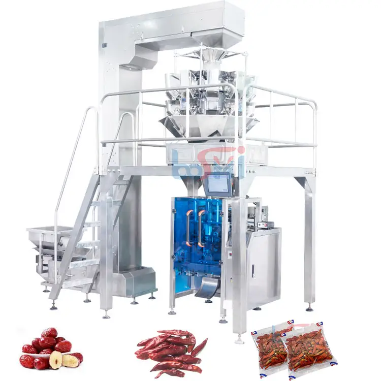 Máquina de embalagem espelhada, venda direta da fábrica, máquina de embalagem para mirchi, pimenta, namkeen, fechadura, máquina de embalagem