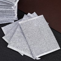 Serviette en tissu de nettoyage avec technique d'essuyage en fil d'acier pour nettoyer les pots vaisselle outil de cuisine serviette de vaisselle en coton