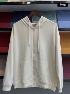 Promotional Hoodies 250 Gsm Polyester Dtg Print Designer Anti-Shrink <b>Thin</b> Customizable Zip up <b>Hoodie</b> Summer Without Label - Product Image 3