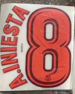 ซูเปอร์1112ย้อนยุค2011 2012บ้าน Messi10 Xavi a.<span class=keywords><strong>iniesta</strong></span> barcelonaes จำนวน stampin ร้อน - Product Image 3