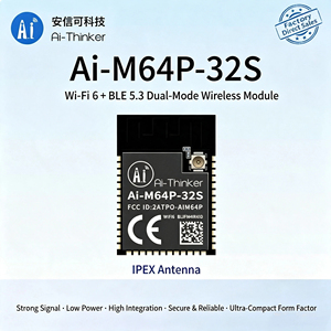 Module Combo Wi-Fi 6 et BLE 5.3 basse consommation Ai-Thinker équipé de la puce BL616CL Mode Ai-M64P-32S - Product Image 3