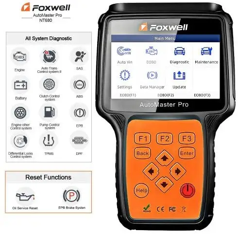 Foxwell Ecu Codering Programmeren Reset Service Functies Volledige System Scanner