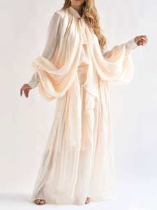 <span class=keywords><strong>Robe</strong></span> longue de style resort, <span class=keywords><strong>ample</strong></span> et fluide, de couleur claire, de la marque King Mcgreen Stra Light - Colored Fairy Dress - Product Image 3