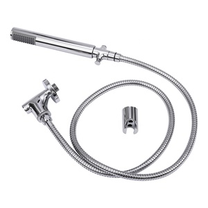Wandmontierter Zweifunktions-Duschsatz mit Kopfbrause und Handbrause, Duschumstellventil-Set mit Duscharm und Halterung - Product Image 4