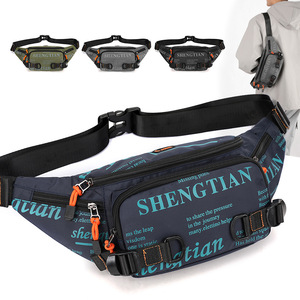 Shengtian Chest Bag Nylon Multifunctional Outdoor Sports Waist Bag For Men Women Casual Street Use - Product Image 1