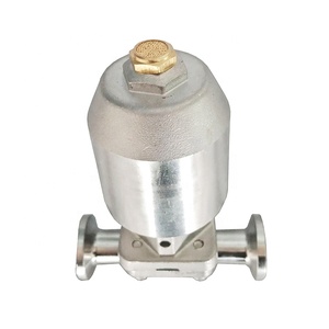 Van Chắn Khí Nén Vệ Sinh Mini Loại 2 Chiều Bằng Thép Không Gỉ Ba Kẹp - Product Image 4