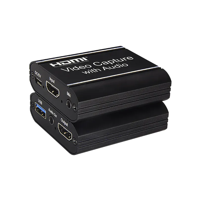 Gioco HDMI a USB di Acquisizione Video UVC con uscita audio per la trasmissione in diretta