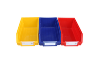 Étagères de stockage empilables en plastique industriel pour entrepôt, bacs de rangement pour pièces détachées, bacs de rangement en plastique, boîte portable en plastique