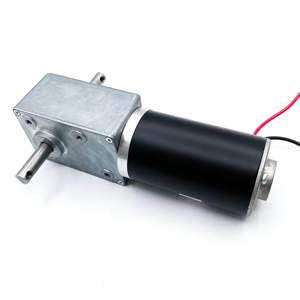 gleichstrommotor hohes drehmoment doppelwellen-getriebe wurmgetriebemotor 12 v - Product Image 4