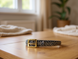 Woven Bag Strap Gold Buckle <b>Webbing</b> M128004 For Bags - Product Image 2