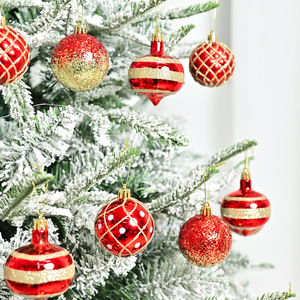 Bolas de Navidad de plástico de alta calidad 2025, bolas decorativas impermeables, suministro de fábrica con precio atractivo - Product Image 1