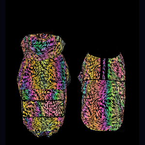 Alta Reflective Fluorescente Verde Bonito e Encantador Bordado Malha Acolchoada Pet Oi Vis Segurança Vest Serviço Dog Training Harness - Product Image 6