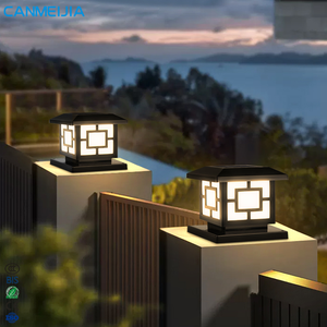 Parco moderno percorso impermeabile luci solari <span class=keywords><strong>a</strong></span> colonna <span class=keywords><strong>solare</strong></span> dimmerabile/luci solari per esterni/LED - Product Image 1
