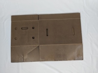 Boîtes en carton ciré pliables recyclables de haute qualité pour le transport de fruits de mer, fruits et légumes surgelés, emballage imperméable