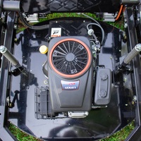 Cortadora de Césped con Control Remoto, Híbrida de Gasolina y Eléctrica, Altura Ajustable, para Campos de Golf, Parques y Pendientes