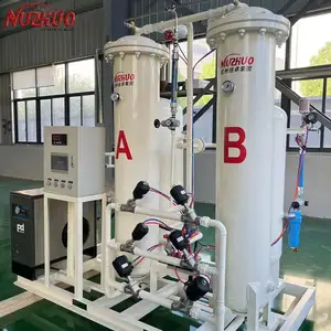 NUZHUO alta presión Camarón piscicultura O2 que hace la máquina PSA generador de oxígeno para uso en acuicultura