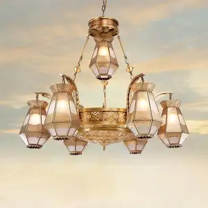 뜨거운 판매 다채로운 저렴한 모스크 모로코 랜턴 펜던트 조명 장식 이슬람 Aiabic 램프 거실